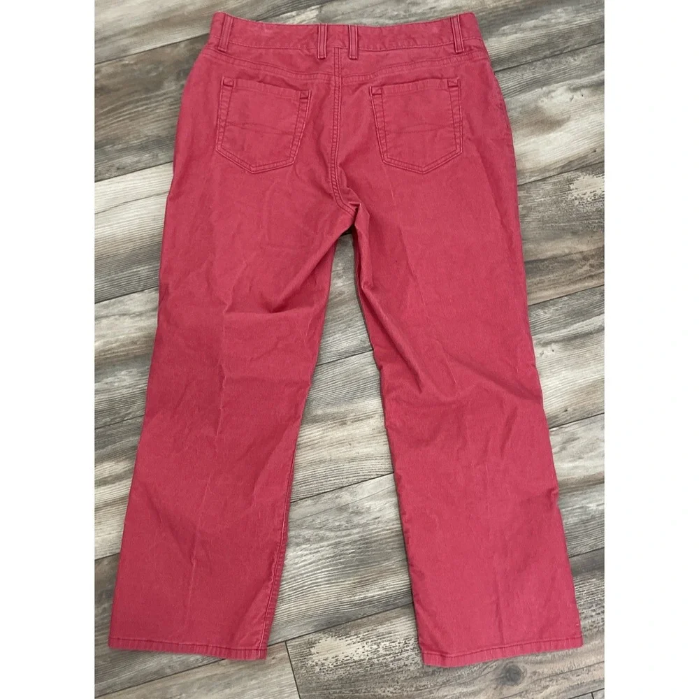 L.L Bean Womens Size 14P Corduroy Corduroy Curvy Fit Office Pants - Picture 3 of 3